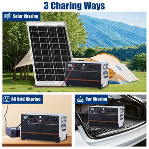 1500W 660Wh Portable Power Station for USA EU Home Backup Mobile <b>Solar</b> <b>Generator</b> Energy WS-3 LiFePO4 Battery Provides up to 10 Y - Product Image 3