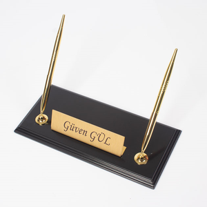 Juego de Organizador de Escritorio de Cuero y Madera de Primera Calidad Prestige de 14 Piezas - Product Image 3