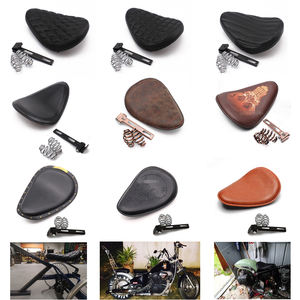 Siège de Moto Rétro en Cuir Crocodile de 3 Pouces, Support de Ressort en Diamant, pour Café Racer - Product Image 6