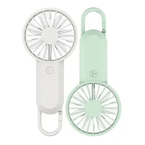 Ventilador elétrico portátil recarregável para crianças, mini ventilador elétrico portátil carregável para o rosto de meninas e crianças, refrigeração de verão