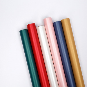กระดาษห่อของขวัญสองด้านสีขาวมุก 10 เมตร สำหรับวันวาเลนไทน์ วันเกิด งานแต่งงาน บรรจุภัณฑ์งานฝีมือ - Product Image 2