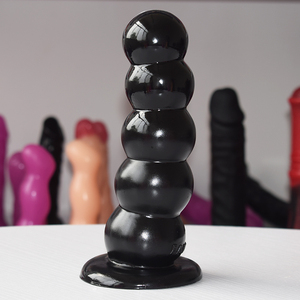 Plug <span class=keywords><strong>Anal</strong></span> de PVC con Forma de Bola y 5 Cuentas, Juguetes Sexuales, Tapón <span class=keywords><strong>Anal</strong></span> Realista, Cuentas Flexibles para Dildo, para Uso Sexual - Product Image 5