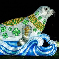 Decoración de Faroles con Forma de Grandes Animales Marinos para Parques de Diversiones, Navidad, Uso Interior/Exterior, Espectáculo de Luces para Parques Temáticos
