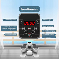 Venta Directa de Fábrica: Elíptica Eléctrica Negra TY-05, Mini Stepper, Máquina de Ejercicio, 2 Piezas, Equipo de Fitness Negro para Pies