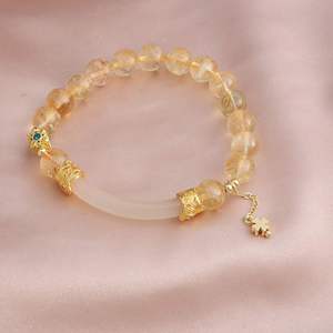 Bracelet tressé ajustable en pierre naturelle, bracelet de guérison en cristal Reiki, bracelets en cristaux pour soulager le stress - Product Image 6