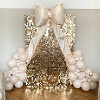 Ensemble de 30 ballons en latex blanc sable de 12 pouces pour les décorations de fête d'anniversaire de bébé de mariage d'anniversaire de nouvel an