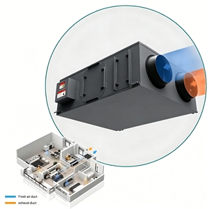 Sistema di Ventilazione HVAC Moderno per Tutta la Casa con Recuperatore di Calore ERV HRV per Cucina e Soggiorno - Product Image 2