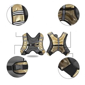 Gilet lesté Pu5Kg invisible avec sacs de sable, 3kg 10kg, pour la course, le fitness, l'entraînement et l'exercice aérobie - Product Image 2