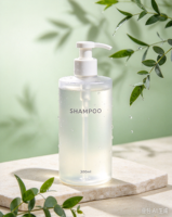 OEM 300ml Gel Sampo Herbal Melembapkan Bebas Silikon Hipoalergenik untuk Semua Jenis Rambut