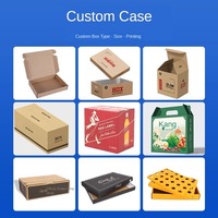 Caja de Embalaje para Donuts Personalizada de Cartón Corrugado Ecológico, Caja de Envío de Alta Calidad con Laminado Mate y Grabado en Relieve, Diseño de Alta Gama
