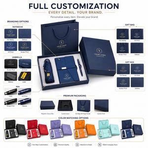 Set de Regalo Corporativo Promocional, Paraguas, Cuaderno, Bolígrafo, Logotipo Personalizado, Set de Regalo Ejecutivo para Oficina, Venta al Por Mayor, Fábrica OEM - Product Image 4