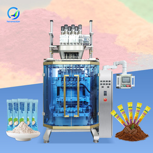 Machine d'emballage OCEAN multi-voies pour sachets <span class=keywords><strong>de</strong></span> <span class=keywords><strong>sucre</strong></span>, <span class=keywords><strong>de</strong></span> <span class=keywords><strong>poudre</strong></span> <span class=keywords><strong>de</strong></span> jus <span class=keywords><strong>de</strong></span> citron et <span class=keywords><strong>de</strong></span> sel <span class=keywords><strong>de</strong></span> 4 grammes - Product Image 1