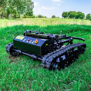 1000 Tank-<b>Tracked</b> Self Propelled Cordless Remote-Control Lawn Mower Flat Blade Industrial Grade for & Orchard Maintenance 1000 <b>T</b> - Product Image 3