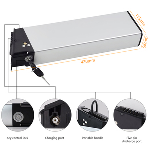 Batterie lithium-ion pliable rechargeable DCH-009 48V 13Ah 15Ah 17.5Ah pour vélo électrique Bezior <span class=keywords><strong>XF200</strong></span> X Plus Mate X - Product Image 2