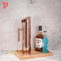 Pot à eau créatif en acier inoxydable avec poignée pour utilisation en KTV et bar, grande capacité 2L/1.5L/1.2L, bouilloire à eau froide pour barman
