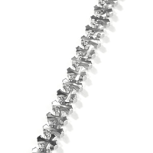 Bracelet Hip Hop 11 mm avec croix, entièrement pavé de micro-zircons, chaîne croix pour hommes et femmes, à porter au quotidien - Product Image 4