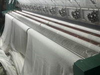 Credit Ocean Knoten lose Fischernetz maschine für knoten lose Netz schuss einführung Polyester Geogrid Raschel Kett strick maschine
