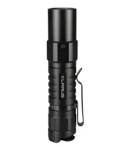 Klarus XT1A LED手电筒xp-l高清V6 1000流明战术手电筒紧凑型手持式手电筒，带14500电池