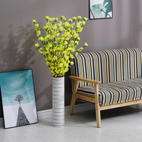 Guirlande de fleurs artificielles YM en cerisier, fausses fleurs de Sakura, toucher réel, décoratives pour toile de fond de mariage, plafond, événements, vente en gros