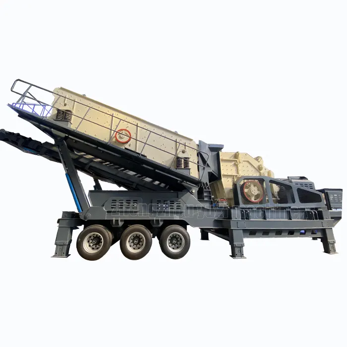 Mobile Sand Quarry Rock Crushing Station Stone Crusher Plant Price Mobile Jaw Crusher