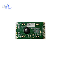 وحدة عرض LCD أحادية اللون من نوع STN مع إضاءة خلفية، بشاشة نقطية 8x2، تحتوي على 8 أحرف وخطين.