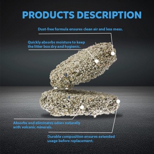 Échantillons Gratuits Livraison Rapide Vente Directe d'Usine Litière pour Chat en Granulés de Roche Volcanique Naturelle - Product Image 3