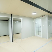 Maison conteneur pliable extensible de 40 pieds, bâtiment modulaire de luxe avec salle de bain et cuisine