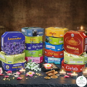 Bobines d'encens Aroma Premium pour la maison, formule longue durée au bois de cyprès pour l'aromathérapie et la relaxation - Product Image 2