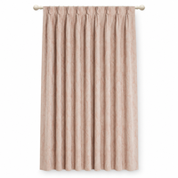 Rideau occultant pour baie vitrée, design moderne, haute qualité, rose, luxueux, motif floral jacquard, écologique, insonorisant
