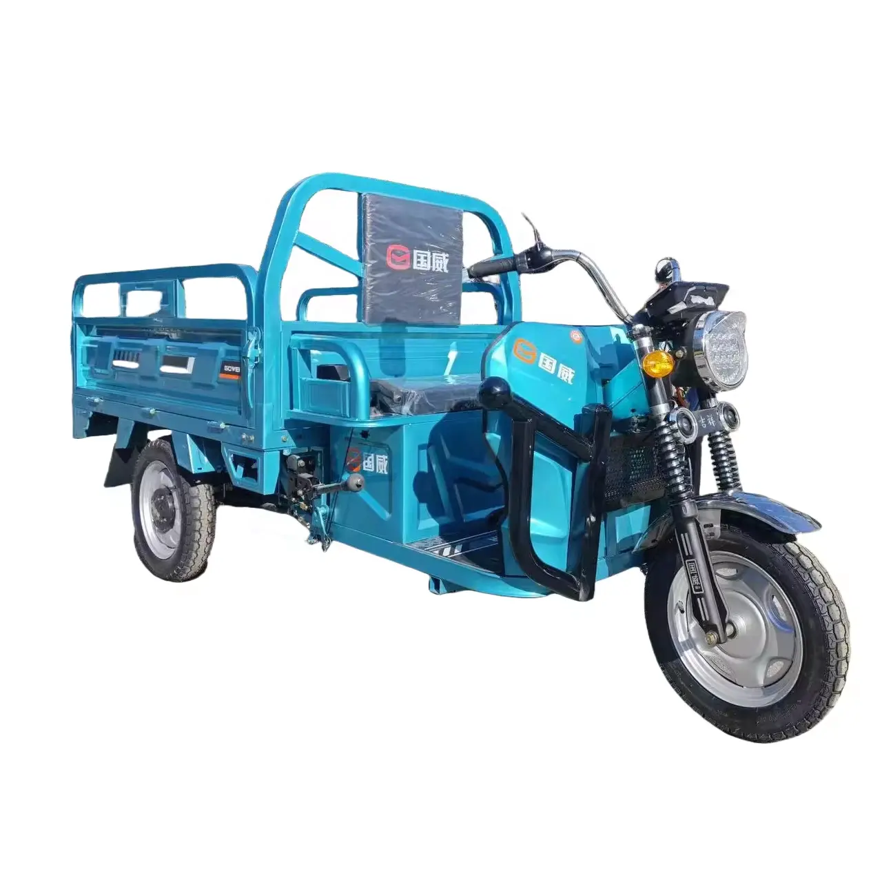 電動三輪車中国3輪バイク同封カバー付き2席大人用電動三輪車3輪大人用スクーター