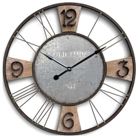 Jam Dinding Mewah Modern dengan Jarum Logam dan Tampilan Quartz, Set Tiga Buah, Dekorasi Rumah untuk Ruang Tamu