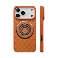Étui de téléphone de luxe de haute qualité, résistant aux chocs et aux rayures, en TPU+PC, avec support magnétique pour 17 Pro Max