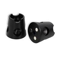 Logo personnalisé Unique Mini Petit Magnétique Cigarette Cône Éteignoir Extincteur de Fumée Porte-Cendrier en Métal Accessoires pour Fumeurs
