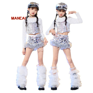 Vestido de Baile Flamenco Español con Falda Larga para Niñas, Disfraz de Actuación de Halloween, Vestido de Baile de Corrida de Toros Español - Product Image 5