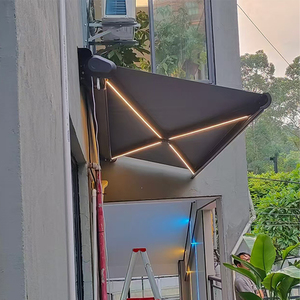Toldo Retráctil Eléctrico Moderno para Patio, Impermeable, Motorizado, con Marco de Aleación de Aluminio para Villa, Balcón, Jardín, Terraza - Product Image 2