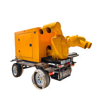Pompe centrifuge auto-amorçante portable HUAMIN 1000m³/h 12 pouces à moteur diesel pour eau/sable, débit 500-2000L/min, OEM, pour inondations