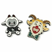 Marcador de Golf Personalizado de Aleación de Zinc con Forma Especial, Borde Martillado, Contorno Grabado, Personaje de Dibujos Animados, Artículo Promocional Personalizado para Eventos