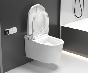 <span class=keywords><strong>WC</strong></span> Sospeso Intelligente Allungato con Telecomando, Sedile Riscaldato e Serbatoio Integrato per Spazi Ristretti - Product Image 3