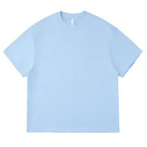 250 GSM Quick-Drying Custom T-Shirt for Men Heavy Weight Oversized Blank T-Shirt Solid Pattern <b>PUFF</b> DTG Print Tshirts - Product Image 3