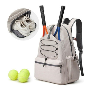 Sac pour homme/femme avec fermeture à glissière, imperméable, pour le tennis, le sport, la gym, le badminton, le squash, le pickleball, les raquettes, les balles et les accessoires - Product Image 1