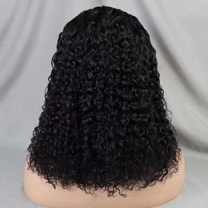 Pelucas de Cabello Humano Brasileño <span class=keywords><strong>con</strong></span> Frente de Encaje 13x4, de 10 a 16 Pulgadas, Cabello Natural sin Procesar, Estilo Rizado Jerry, Peluca de Cabello Humano <span class=keywords><strong>con</strong></span> <span class=keywords><strong>Trenzas</strong></span> - Product Image 2