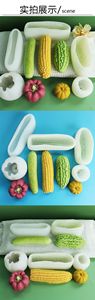 Outils de bricolage pour gâteaux Crème glacée Popsicle Pâtisserie Moule en silicone pour simuler des légumes Fruits Maïs <span class=keywords><strong>Avocat</strong></span> Concombre Gâteaux - Product Image 4