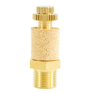 ท่อเก็บเสียงแบบนิวเมติกทองแดงทั้งหมด รุ่น BSL-01 02 03 04 06 พร้อมวาล์วควบคุมเสียงแบบหัวยาว - Product Image 1