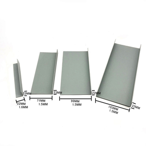 OEM ODM Eco-Friendly Fireproof Plastic <strong>PVC</strong> Construction Window L <strong>Angle</strong> Profile Slotted Chamfer Extrusion Industrial Design - Product Image 2