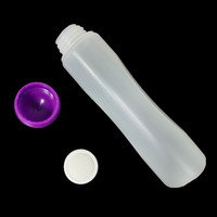 Marqueur de graffiti vide 2024, flacon en plastique transparent, pointe en tissu, contenant de peinture pour gribouillage, volume d'encre 55-60 ml, pointe de 18 mm, recharge