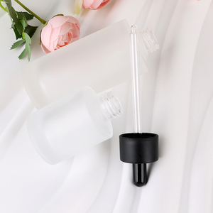 40ml 60ml 130ml 50g Thick Glass Bottom Serum <b>Dropper</b> Essence <b>Bottle</b> Empty Glass Essential Oil <b>Bottle</b> - Product Image 5