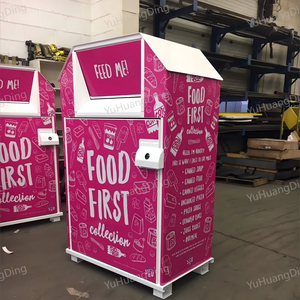 Thùng Quyên góp quần áo màu tùy chỉnh với kết thúc phù hợp với Pantone và đồ họa đầy đủ cho các thương hiệu - Product Image 4