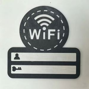 Wholesale Erasable WiFi Password Board with Marker, Visitor/Guest-friendly Wooden WiFi Sign for Office, Airbnb & Coffee Shop - Product Image 4