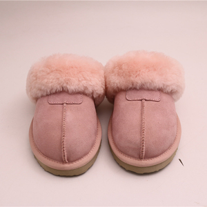 Winter Real <strong>Wool</strong> Cute Indoor Winter Heel <strong>slippers</strong> Woollen Shoes <strong>slippers</strong> Outdoor Women - Product Image 3