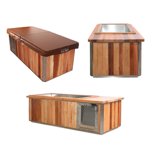 CHILLMEND Refroidisseur d'eau intelligent pour bain froid et baignoire à glace en <span class=keywords><strong>bois</strong></span> avec revêtement en acier inoxydable Tout-en-un Saunas commerciaux Piscines - Product Image 5